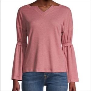 Baea Flare Sleeve Thermal Top
